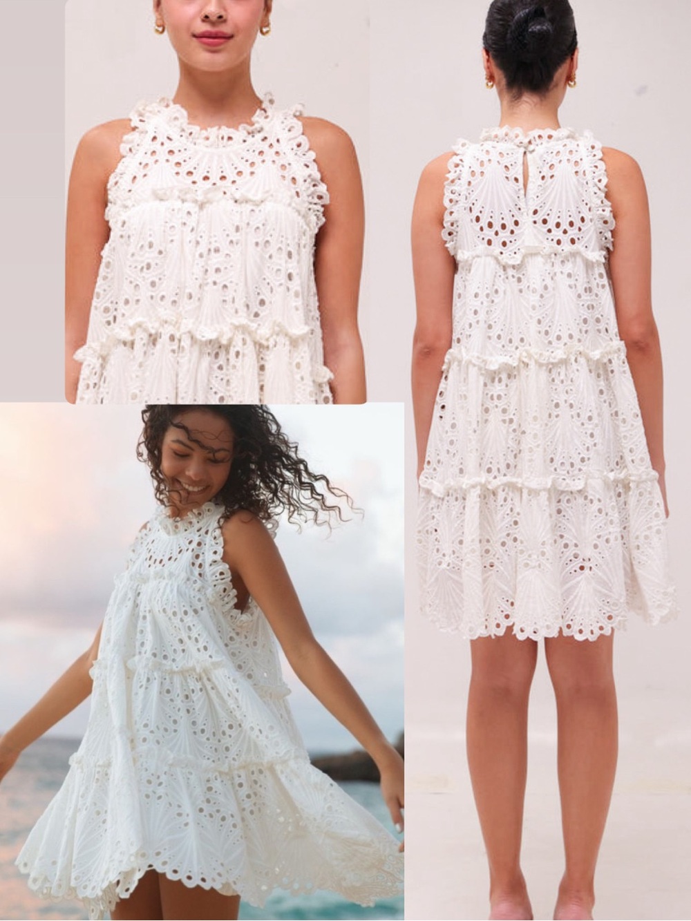 NWT! Chloé style elegant lace fully lined dress  by designer Charina Sarte